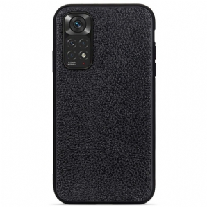 Hülle Für Xiaomi Redmi Note 11 / 11S Echtes Litschi-leder
