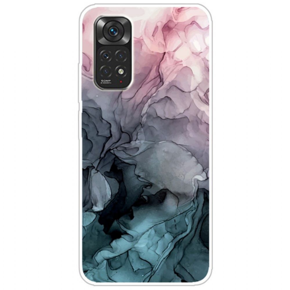 Hülle Für Xiaomi Redmi Note 11 / 11S Farbiger Marmor