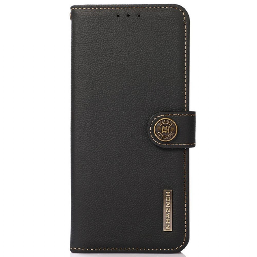 Lederhüllen Für Xiaomi Redmi Note 11 / 11S Echtes Leder Khazneh Rfid