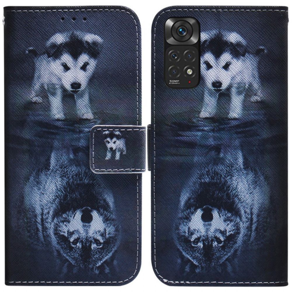 Lederhüllen Für Xiaomi Redmi Note 11 / 11S Ernesto Der Wolf