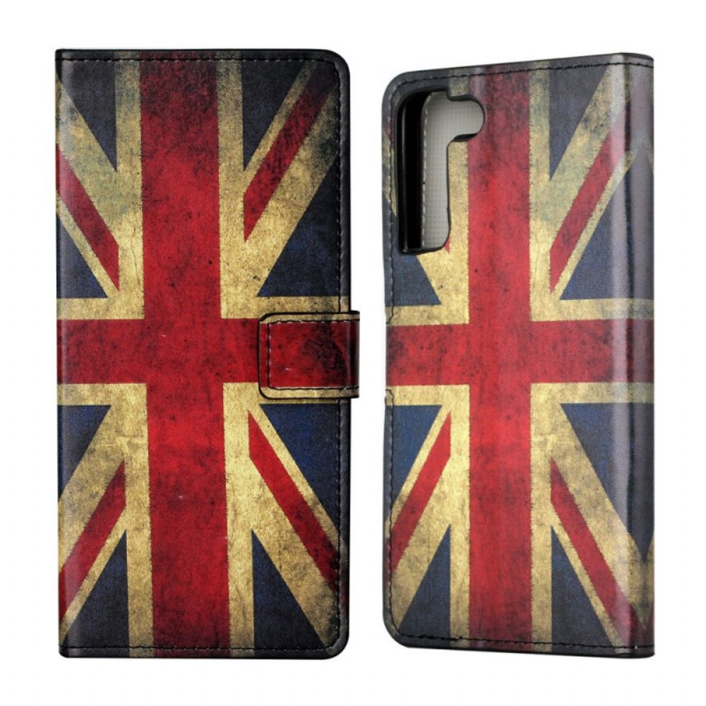 Flip Case Für Samsung Galaxy S22 Plus 5G England-flagge