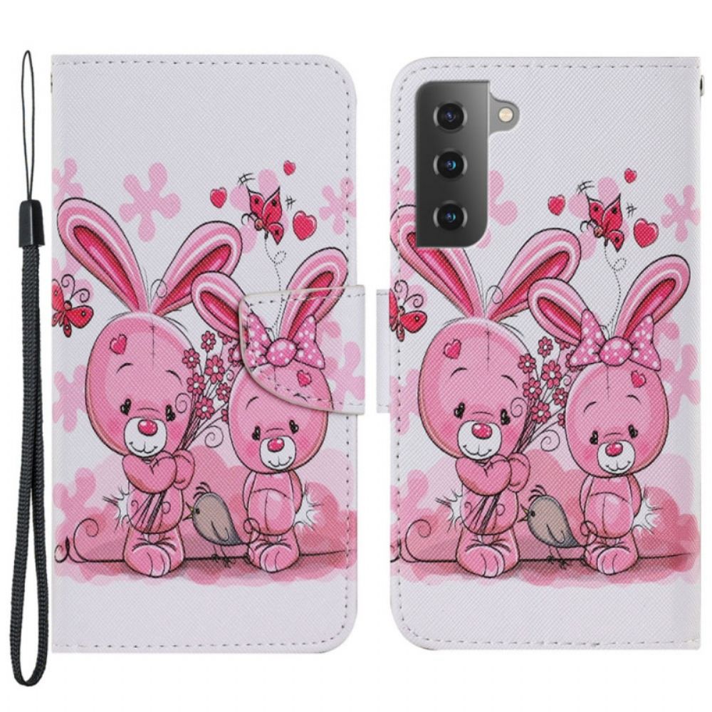 Flip Case Für Samsung Galaxy S22 Plus 5G Kaninchen