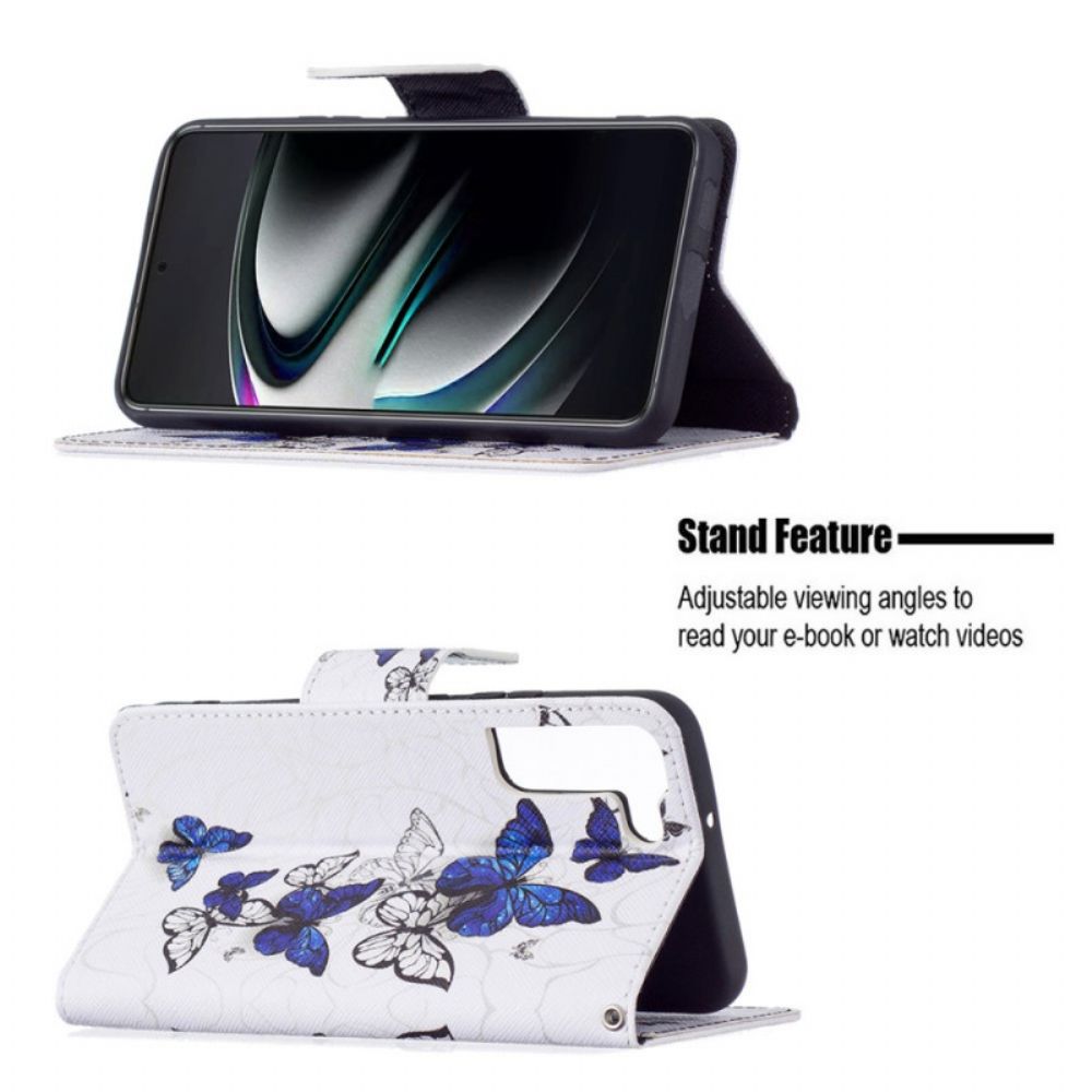 Flip Case Für Samsung Galaxy S22 Plus 5G Könige Der Schmetterlinge