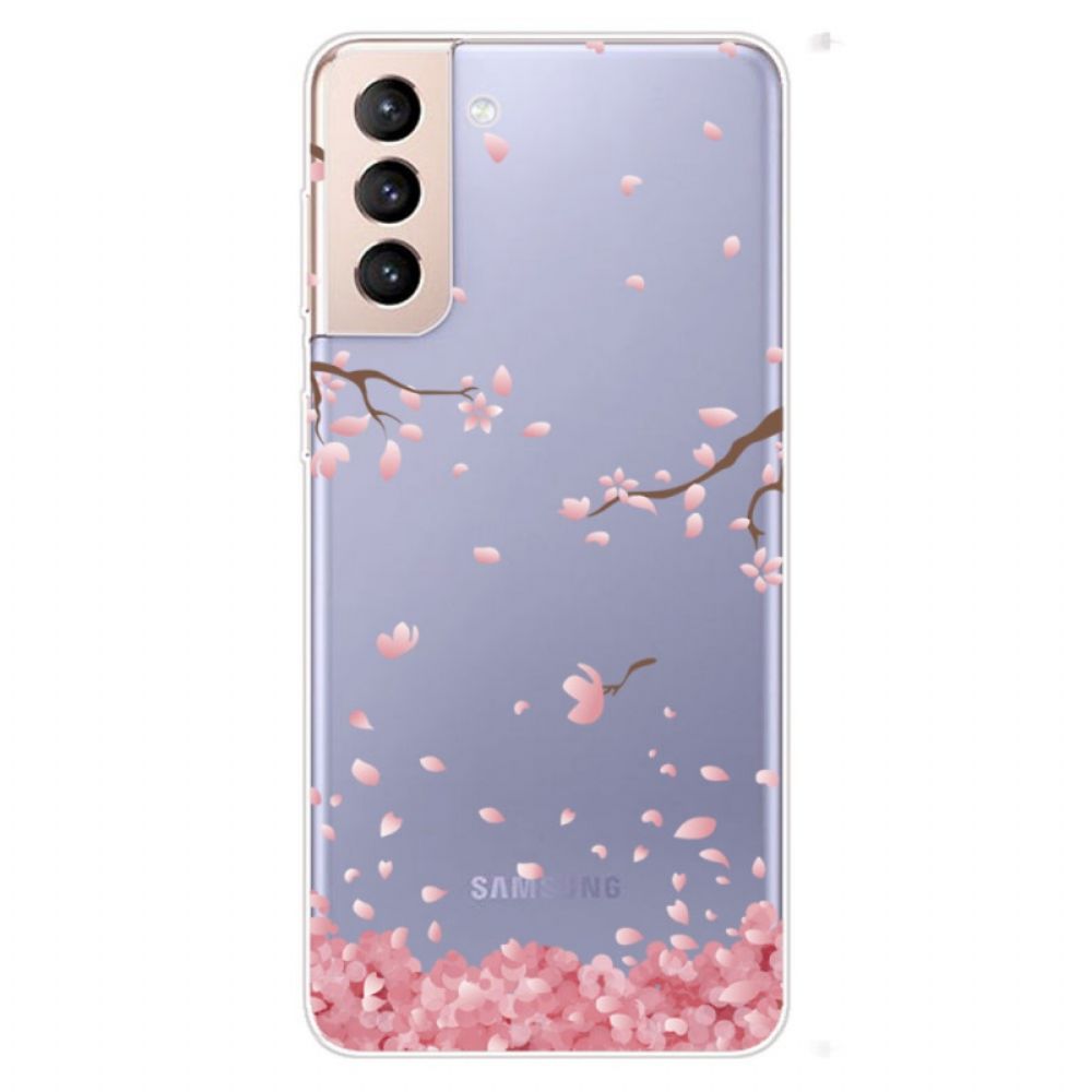 Handyhülle Für Samsung Galaxy S22 Plus 5G Blühende Zweige