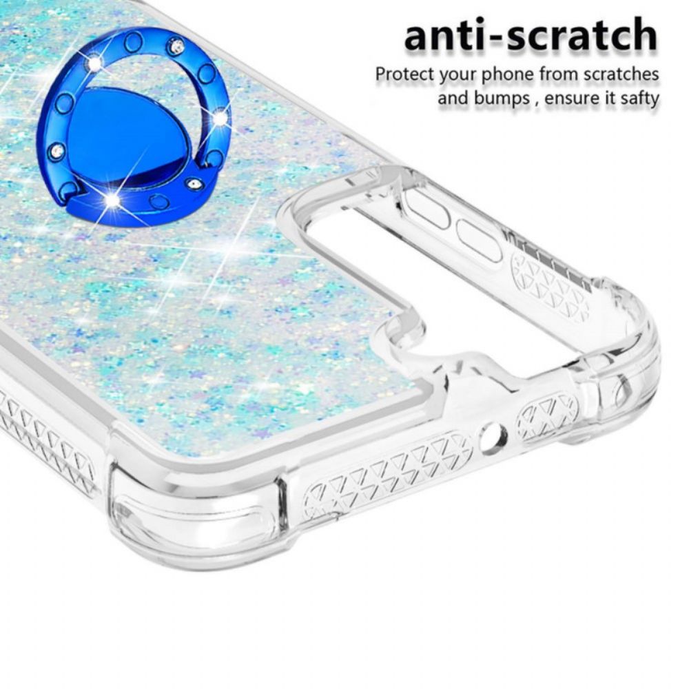Handyhülle Für Samsung Galaxy S22 Plus 5G Glitzerring-halterung