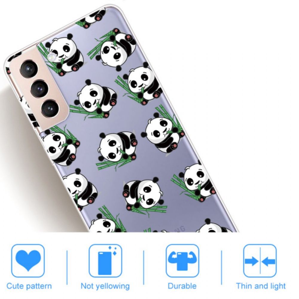 Handyhülle Für Samsung Galaxy S22 Plus 5G Kleine Pandas