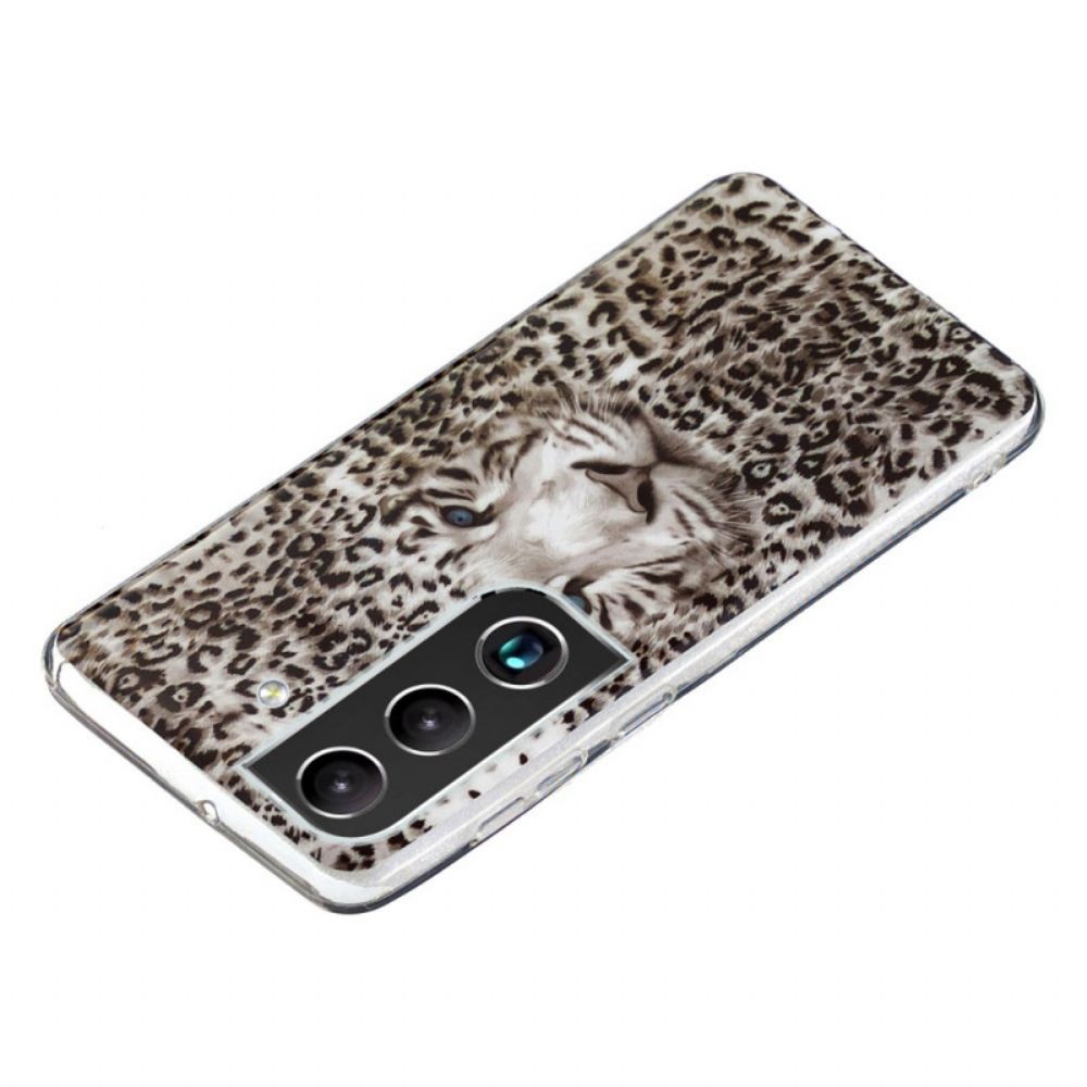 Hülle Für Samsung Galaxy S22 Plus 5G Fluoreszierender Leopard