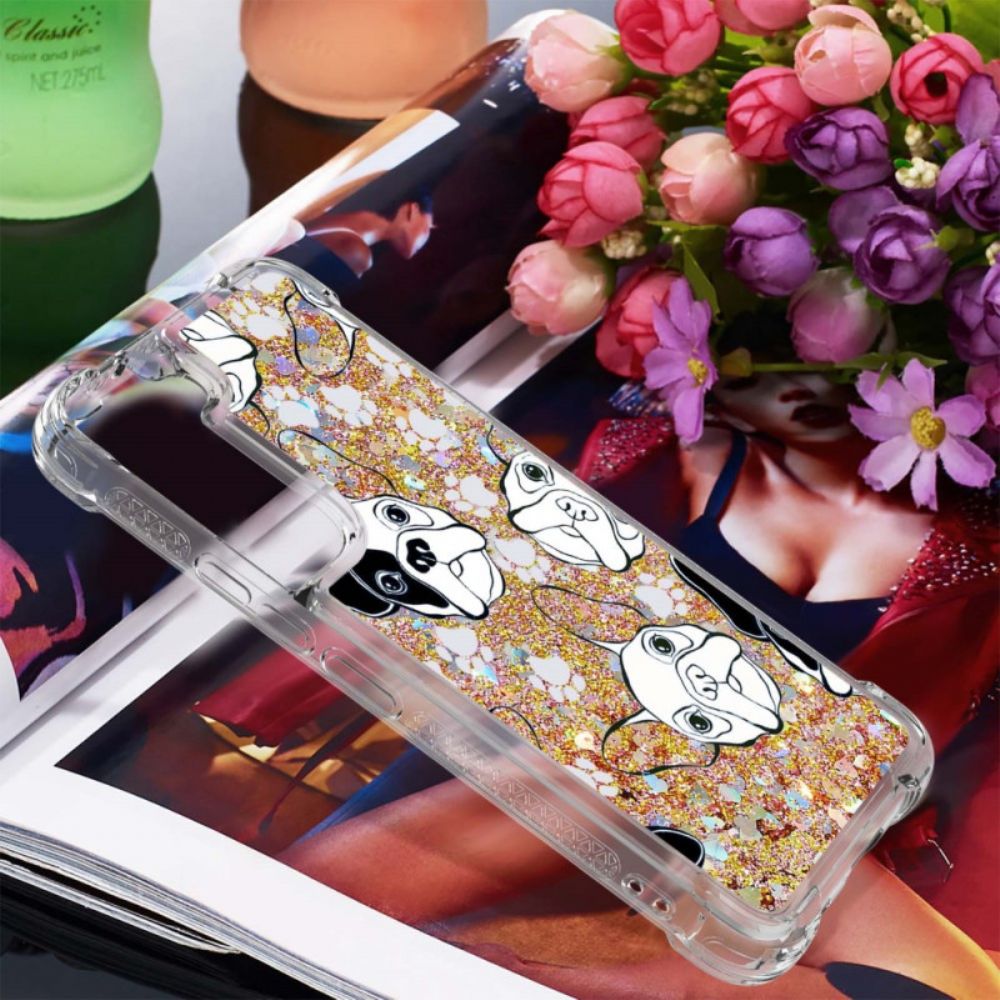 Hülle Für Samsung Galaxy S22 Plus 5G Herr Glitzerhund