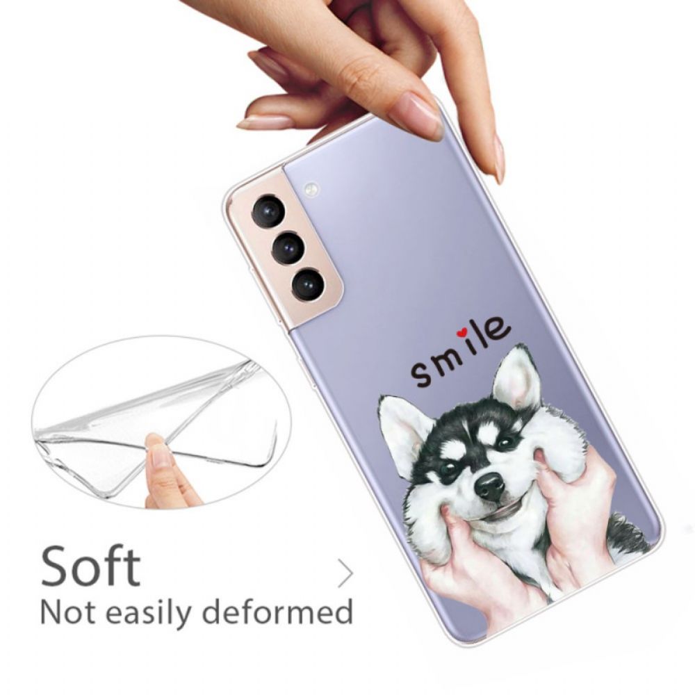 Hülle Für Samsung Galaxy S22 Plus 5G Lächle Hund