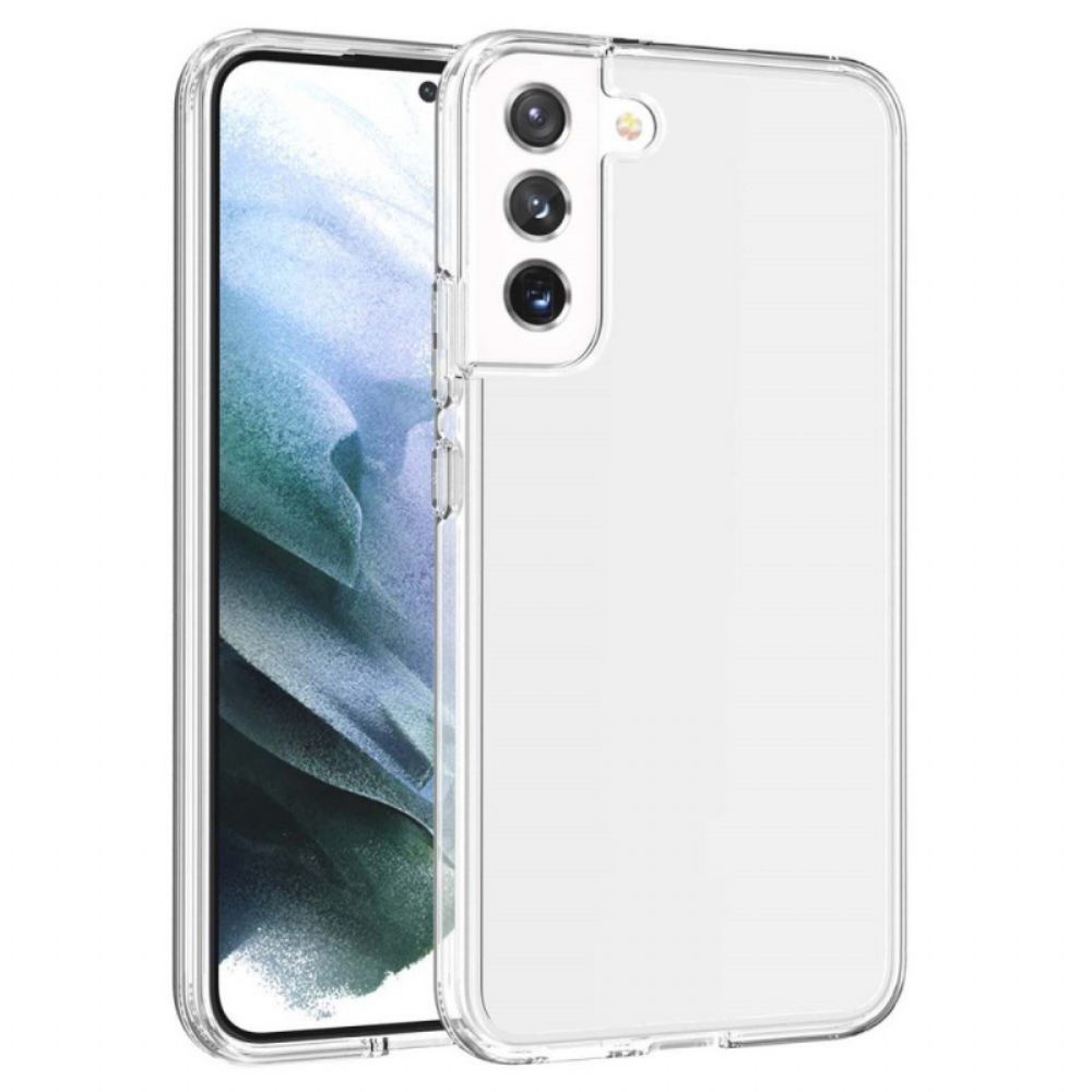 Hülle Für Samsung Galaxy S22 Plus 5G Transparent Hybrid Gefärbt