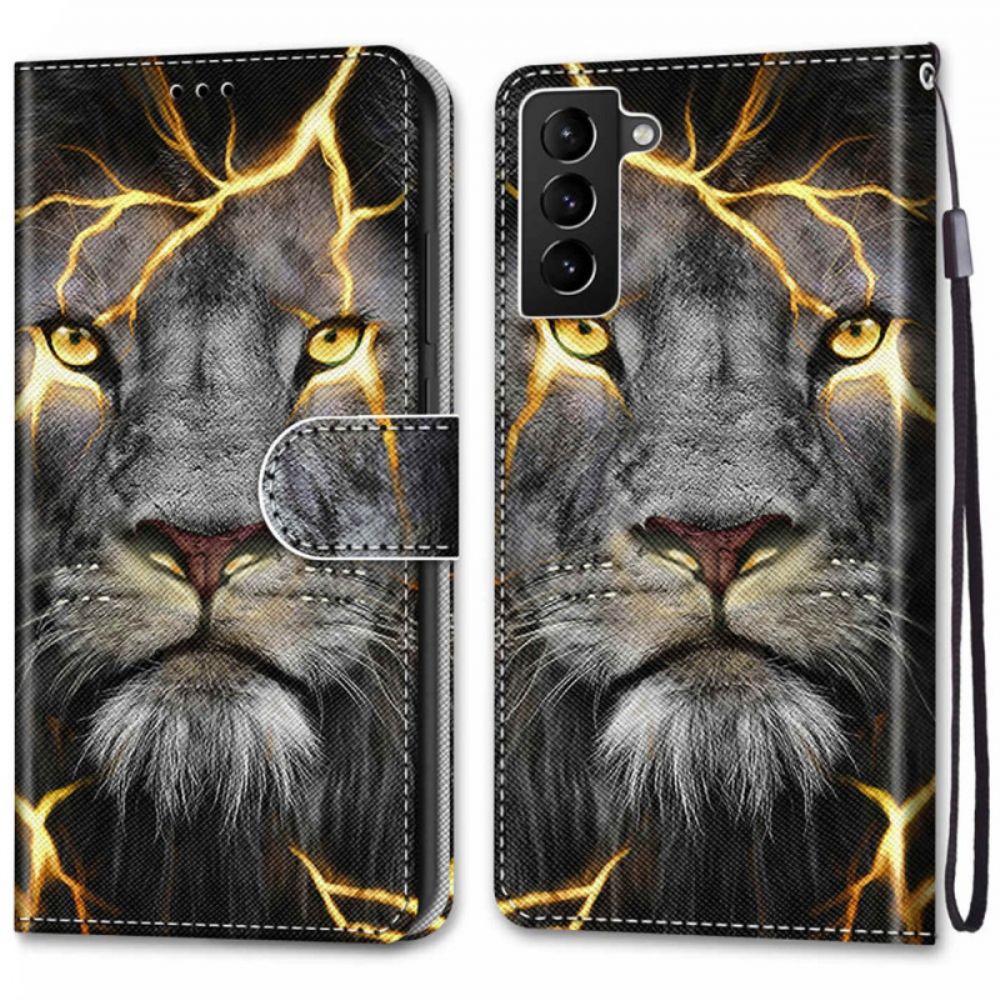 Lederhüllen Für Samsung Galaxy S22 Plus 5G Magische Katze