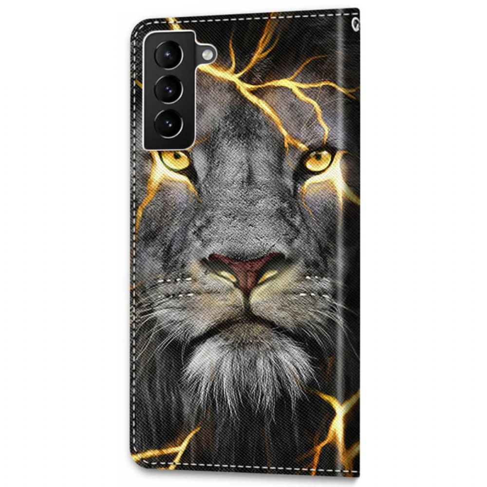 Lederhüllen Für Samsung Galaxy S22 Plus 5G Magische Katze