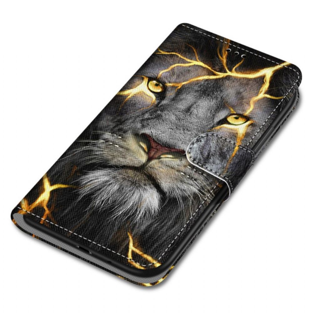 Lederhüllen Für Samsung Galaxy S22 Plus 5G Magische Katze