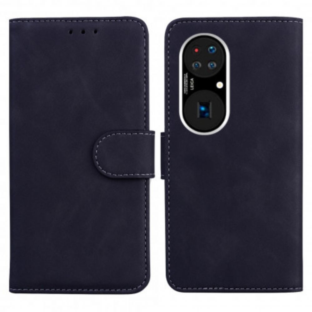Flip Case Für Huawei P50 Pro Leder Im Vintage-couture-stil