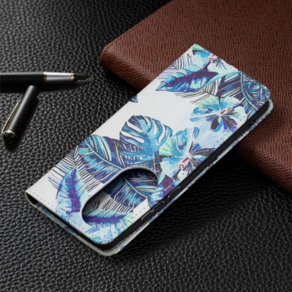 Schutzhülle Für Huawei P50 Pro Flip Case Blätter