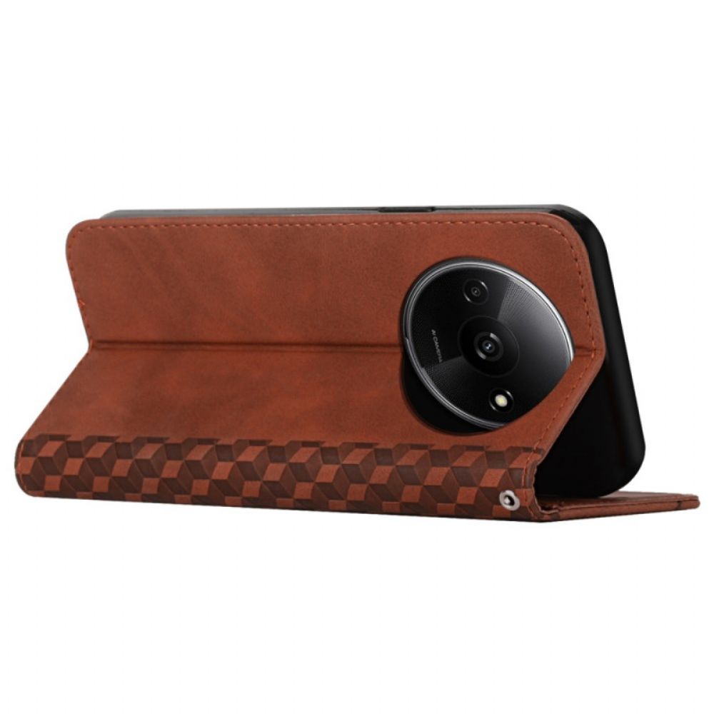 Flip Case Poco C61 Handyhülle 3d-würfel