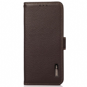 Flip Case Poco C61 Rfid-schutz Khazneh