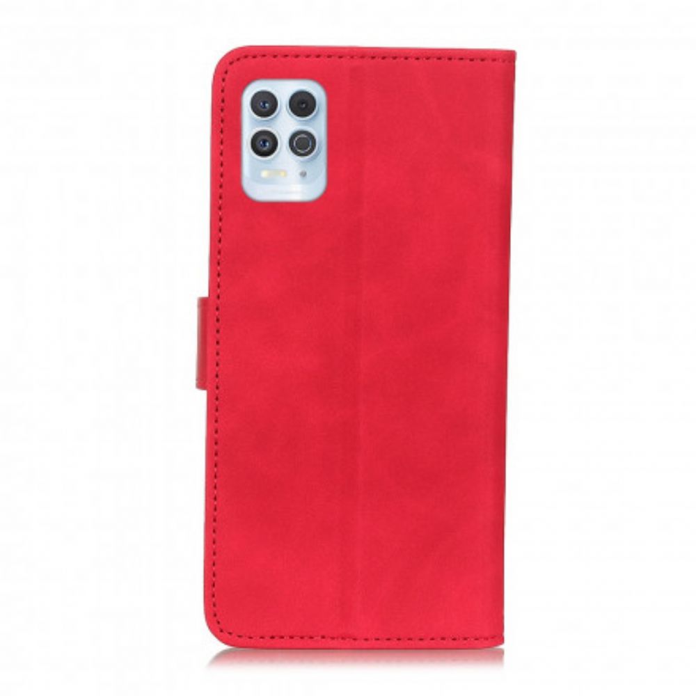 Lederhüllen Für Moto G100 Vintage Ledereffekt Khazneh