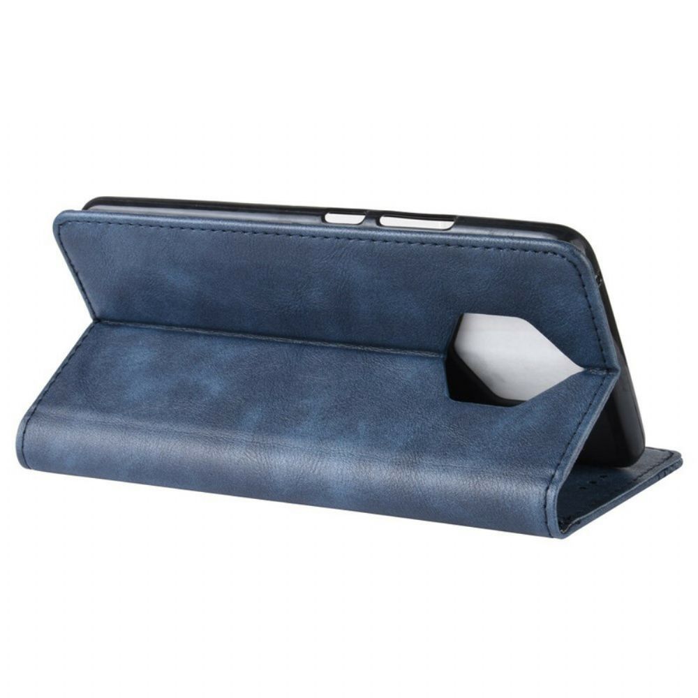 Schutzhülle Für Nokia 9 PureView Flip Case Gestylter Vintage-leder-effekt