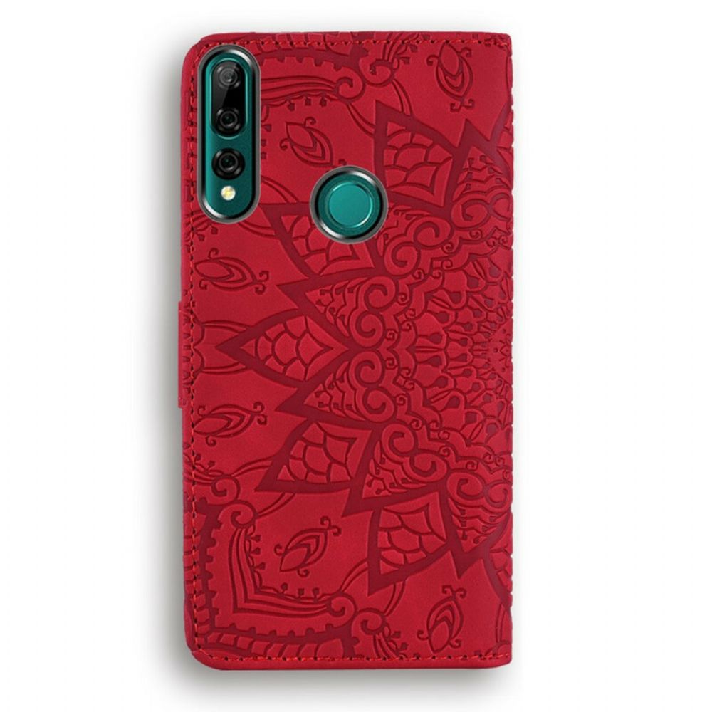Flip Case Für Huawei P Smart Z / Honor 9X Blumendruck