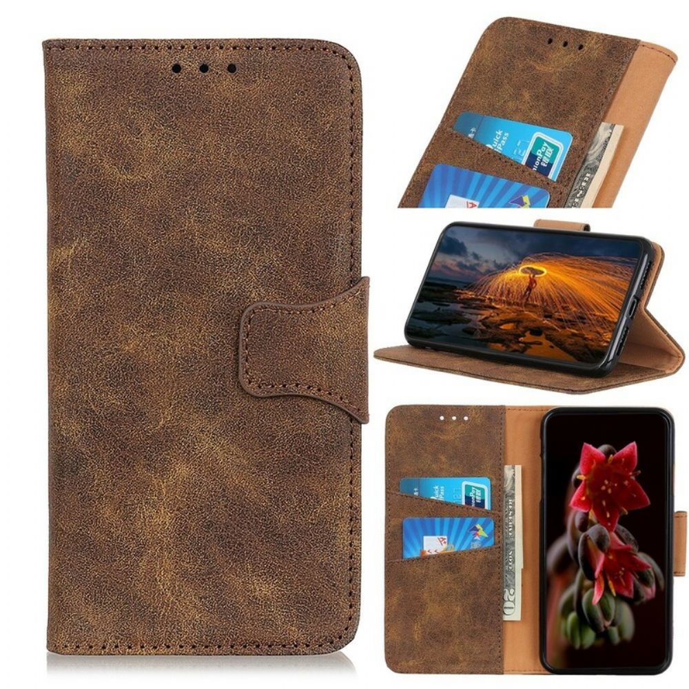 Lederhüllen Für Huawei P Smart Z / Honor 9X Flip Case Doppelseitige Magnetklappe
