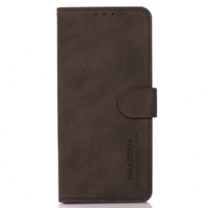 Flip Case Für Xiaomi Redmi Note 12 4G Khazneh-ledereffekt