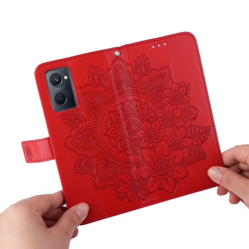 Flip Case Für Realme 9i Blumen-mandala
