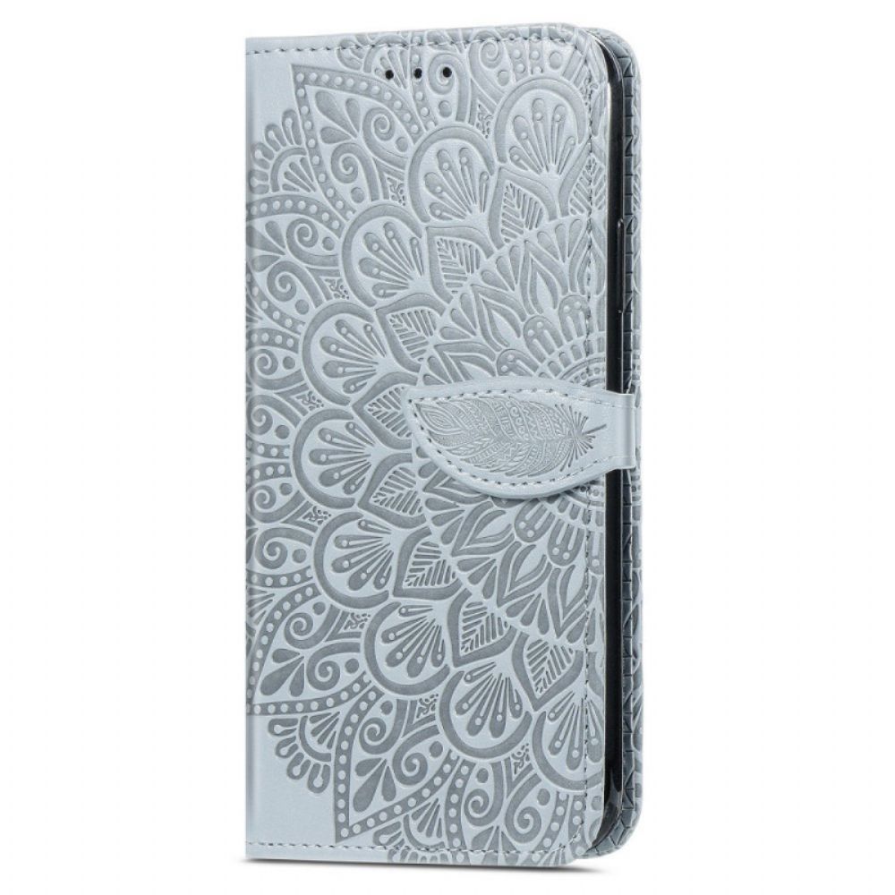 Flip Case Für Realme 9i Feder-mandala