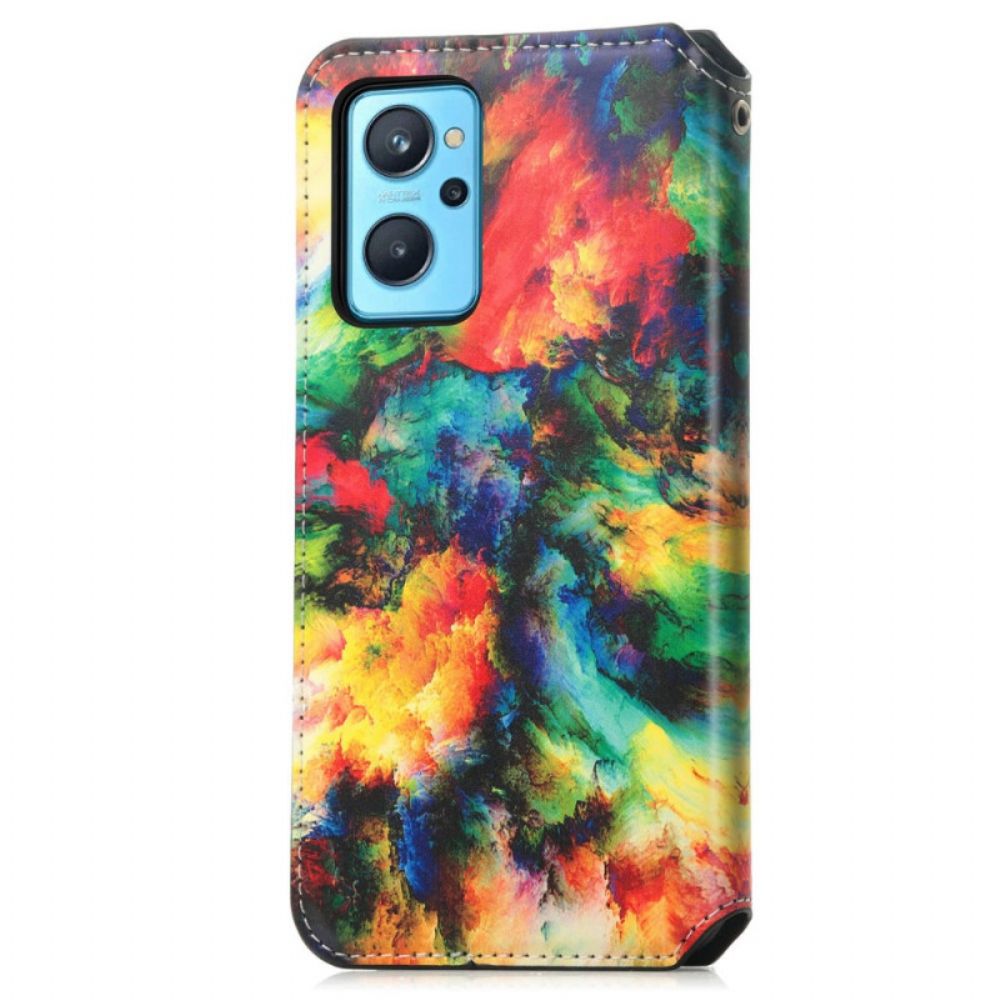 Schutzhülle Für Realme 9i Flip Case Aquarell