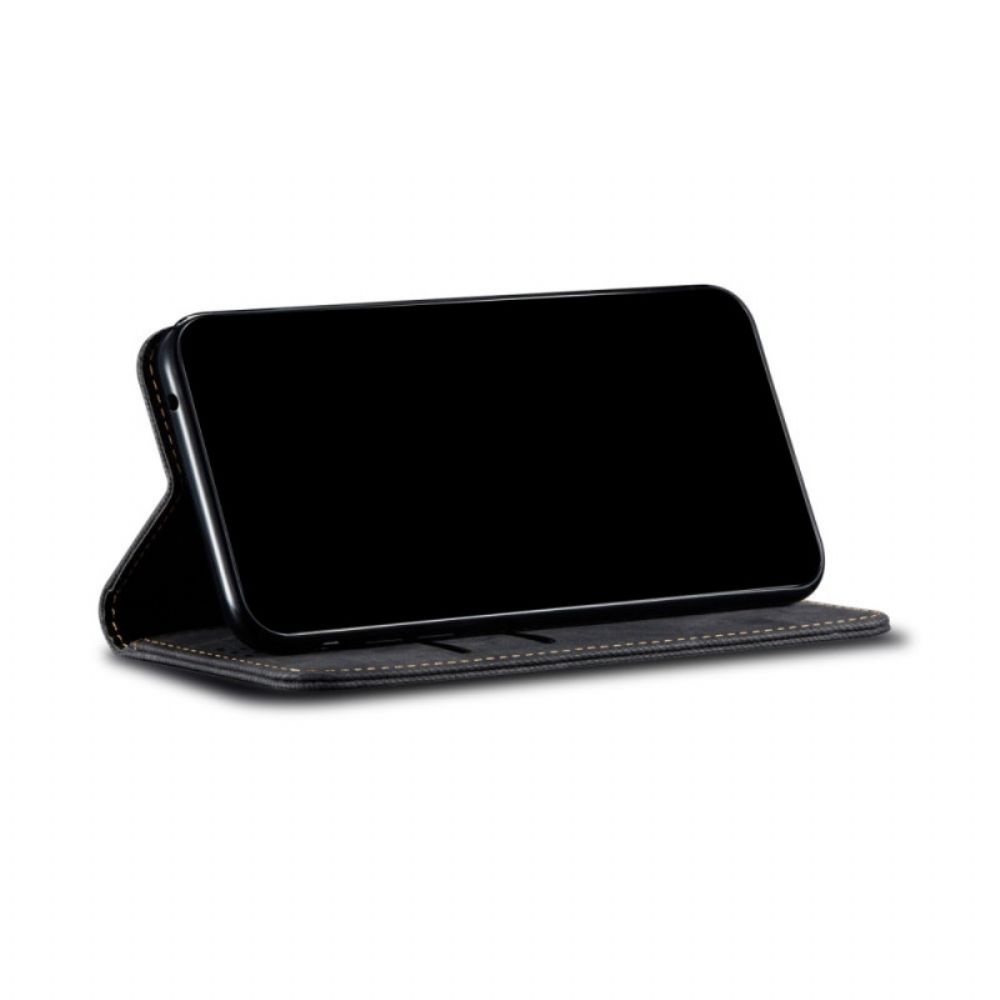 Schutzhülle Für Realme 9i Flip Case Jeansstoff