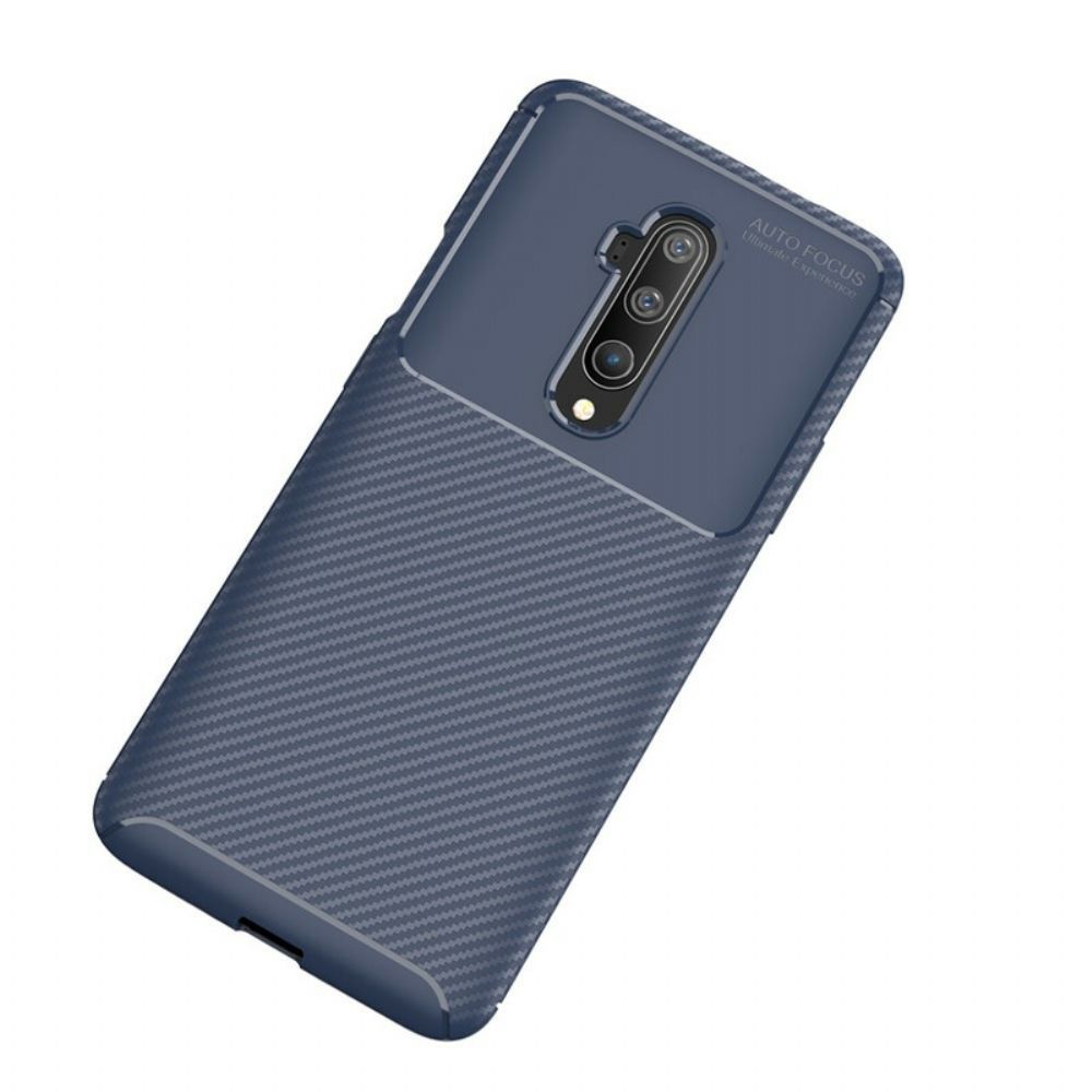 Hülle Für OnePlus 7T Pro Flexible Kohlefasertextur