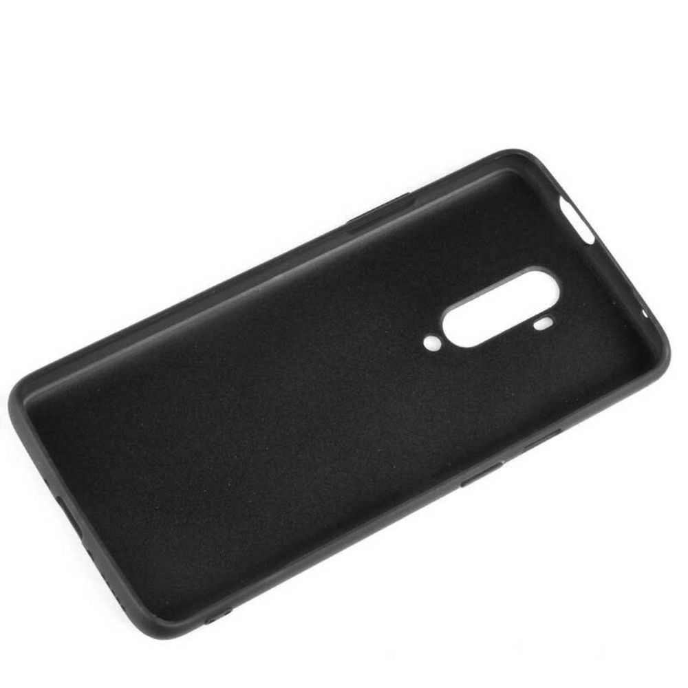Hülle Für OnePlus 7T Pro Nähte Lederoptik
