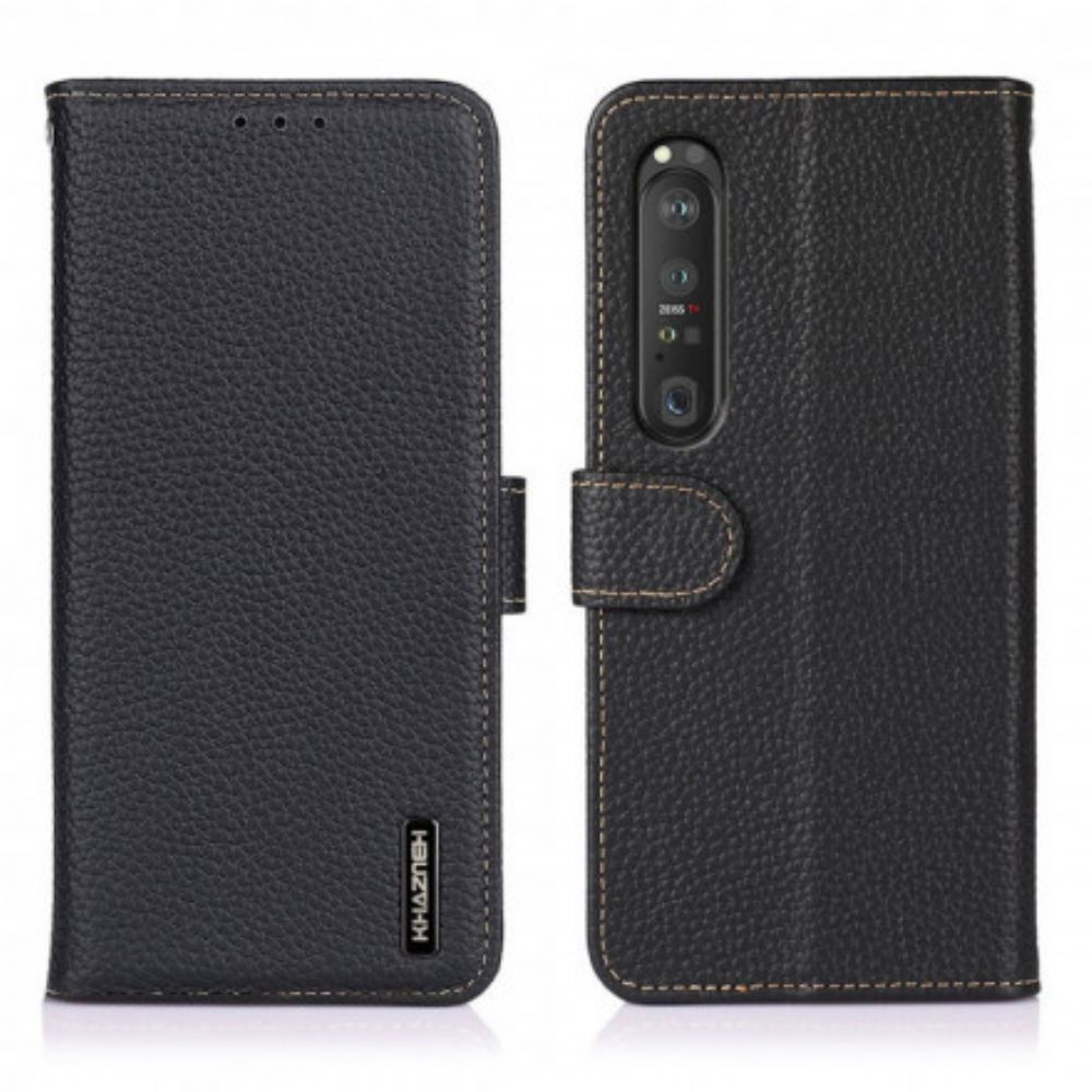 Lederhüllen Für Sony Xperia 1 III Liche Khazneh-leder