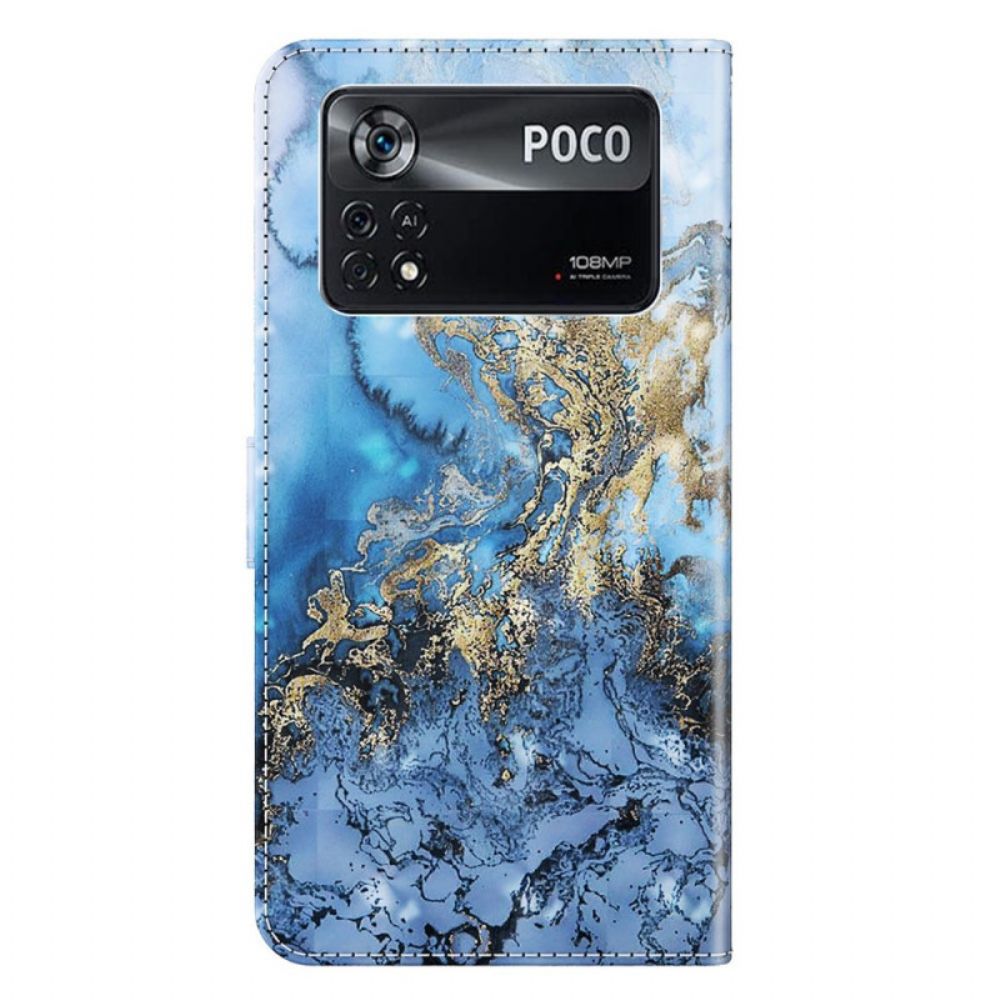 Flip Case Für Poco X4 Pro 5G Mit Kordel String Art.-nr