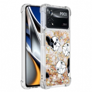 Handyhülle Für Poco X4 Pro 5G Herr Glitzerhund