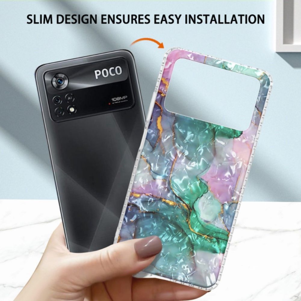 Hülle Für Poco X4 Pro 5G Flexibler Stil