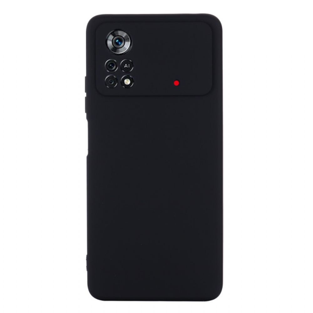 Hülle Für Poco X4 Pro 5G Mit Kordel Armband Aus Flüssigem Silikon