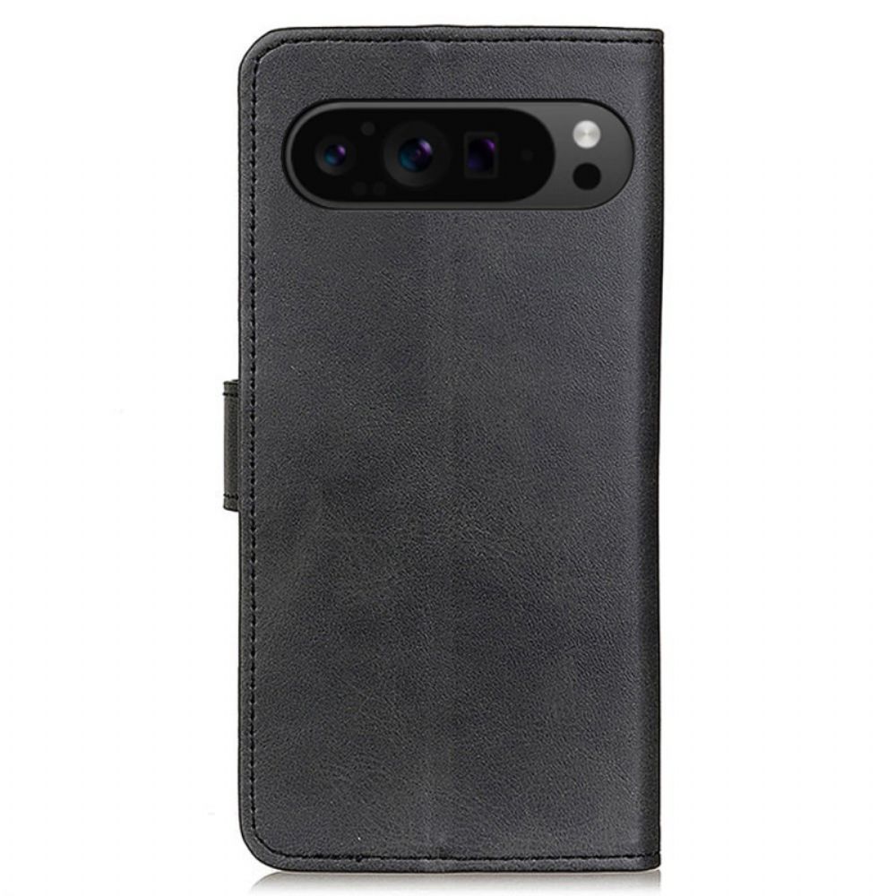 Lederhüllen Google Pixel 9 Handyhülle Mattes Kunstleder