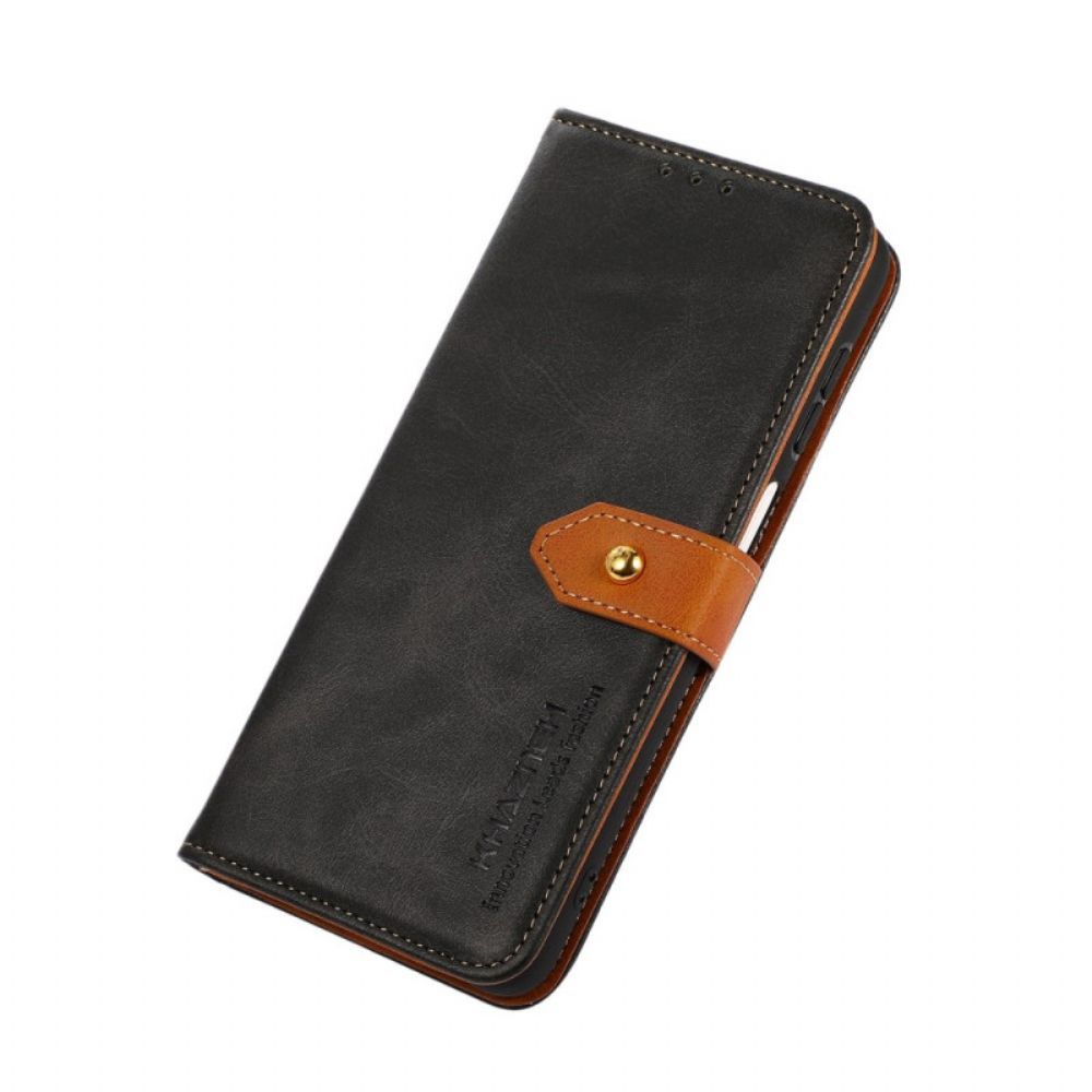 Flip Case Für Honor X7 Zweifarbiger Goldener Verschluss Khazneh