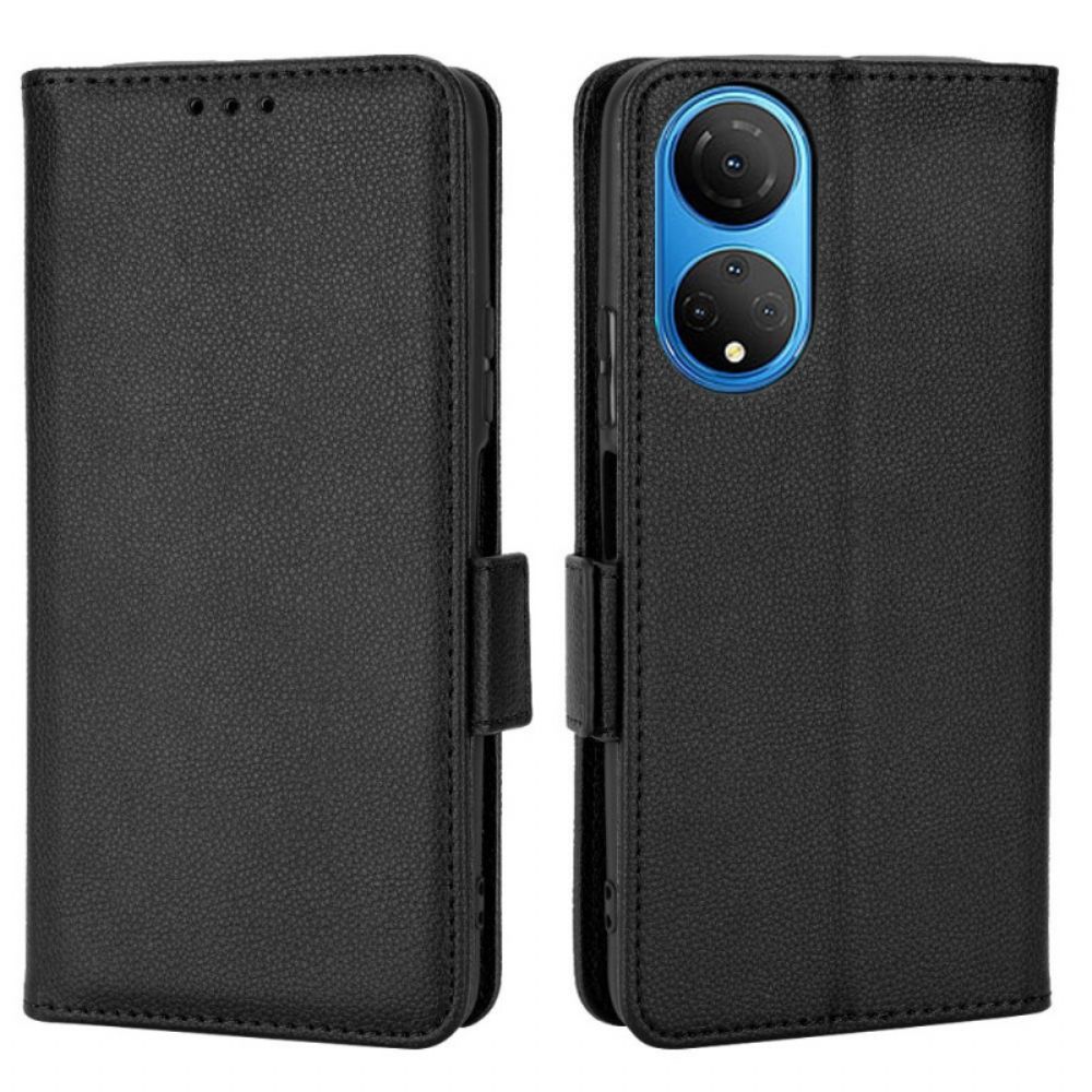Lederhüllen Für Honor X7 Flip Case Doppelte Neue Farbklappe