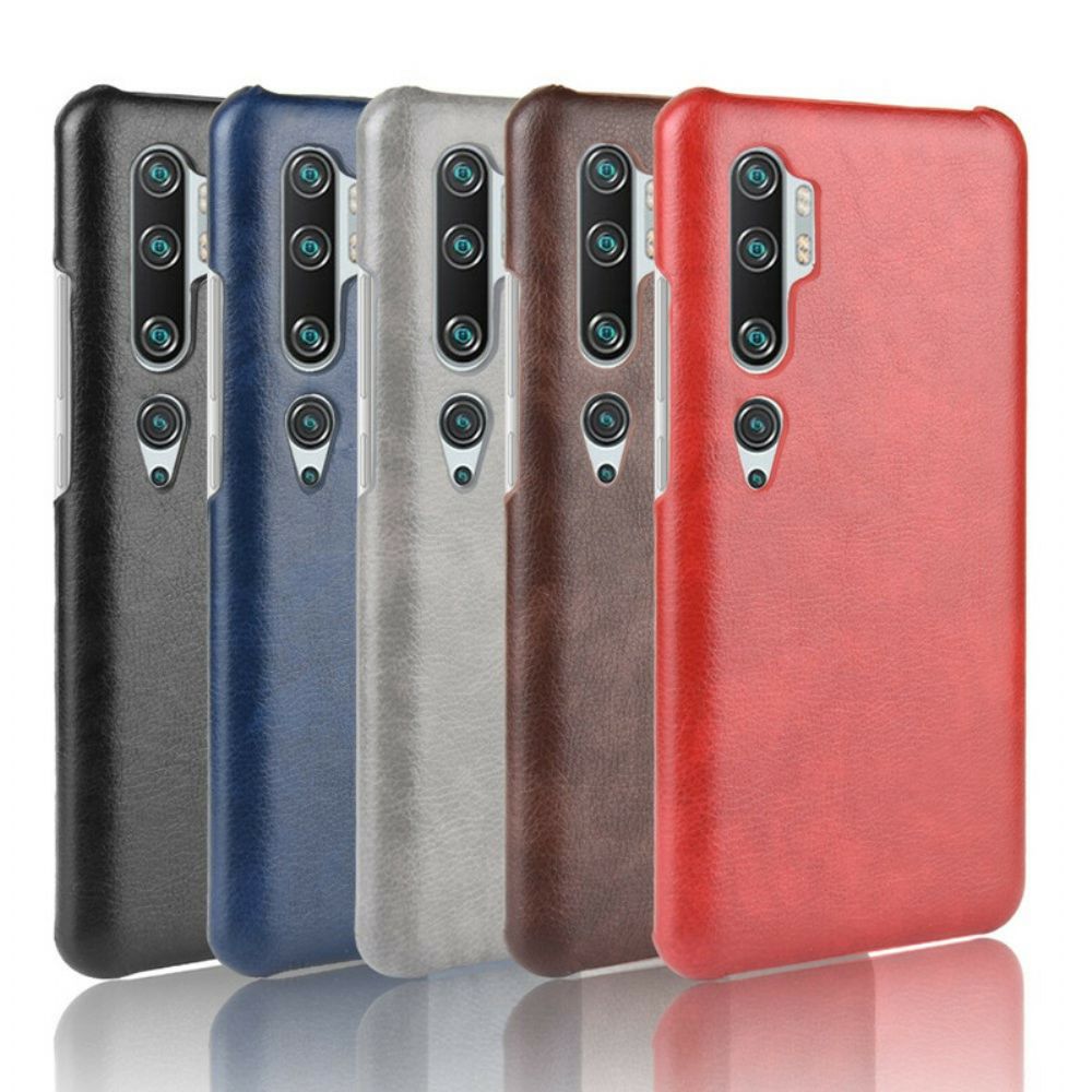 Hülle Für Xiaomi Mi Note 10 / 10 Pro Performance Litschi-leder-effekt