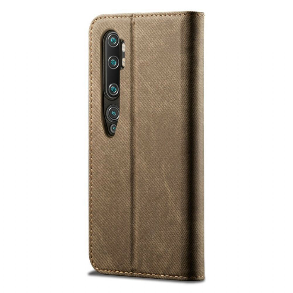 Schutzhülle Für Xiaomi Mi Note 10 / 10 Pro Flip Case Jeansstoff