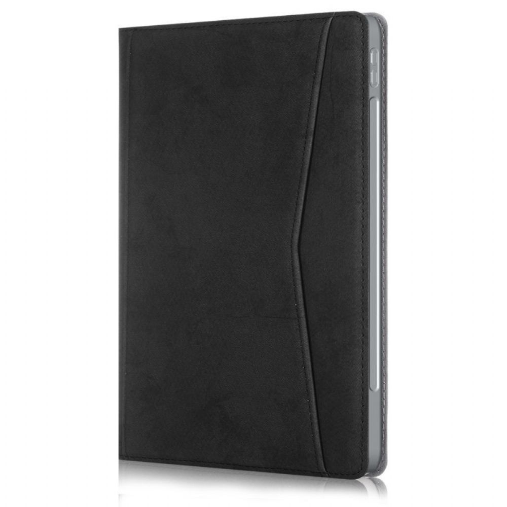 Case Für iPad Pro 12.9" (2024) (2024) (2018) Business-ledereffekt