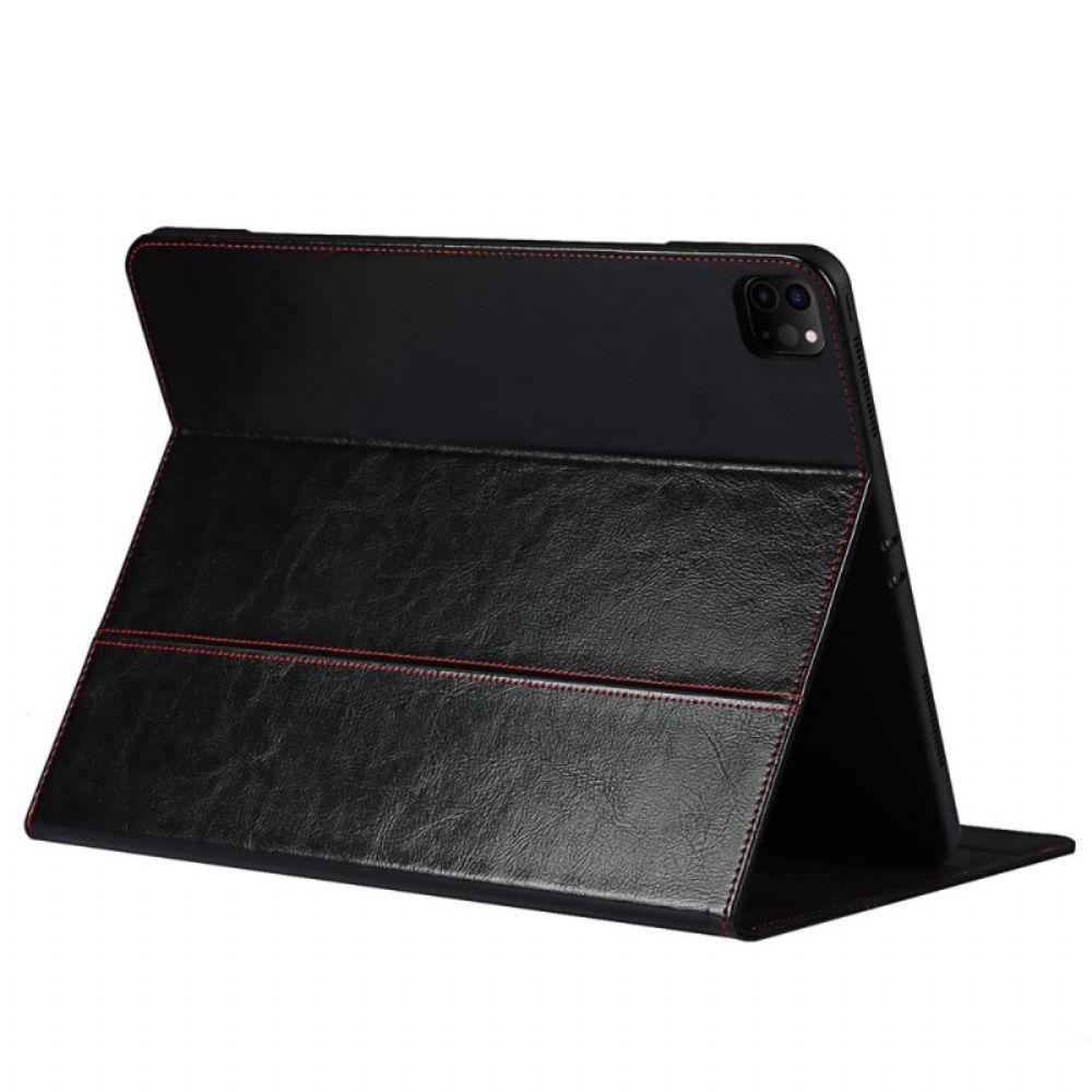 Case Für iPad Pro 12.9" (2024) (2024) (2018) Echtes Leder