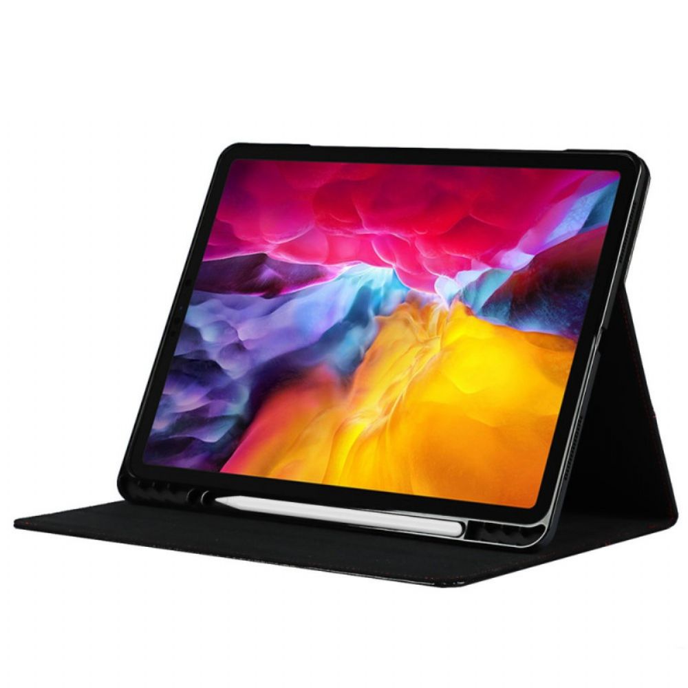 Case Für iPad Pro 12.9" (2024) (2024) (2018) Echtes Leder