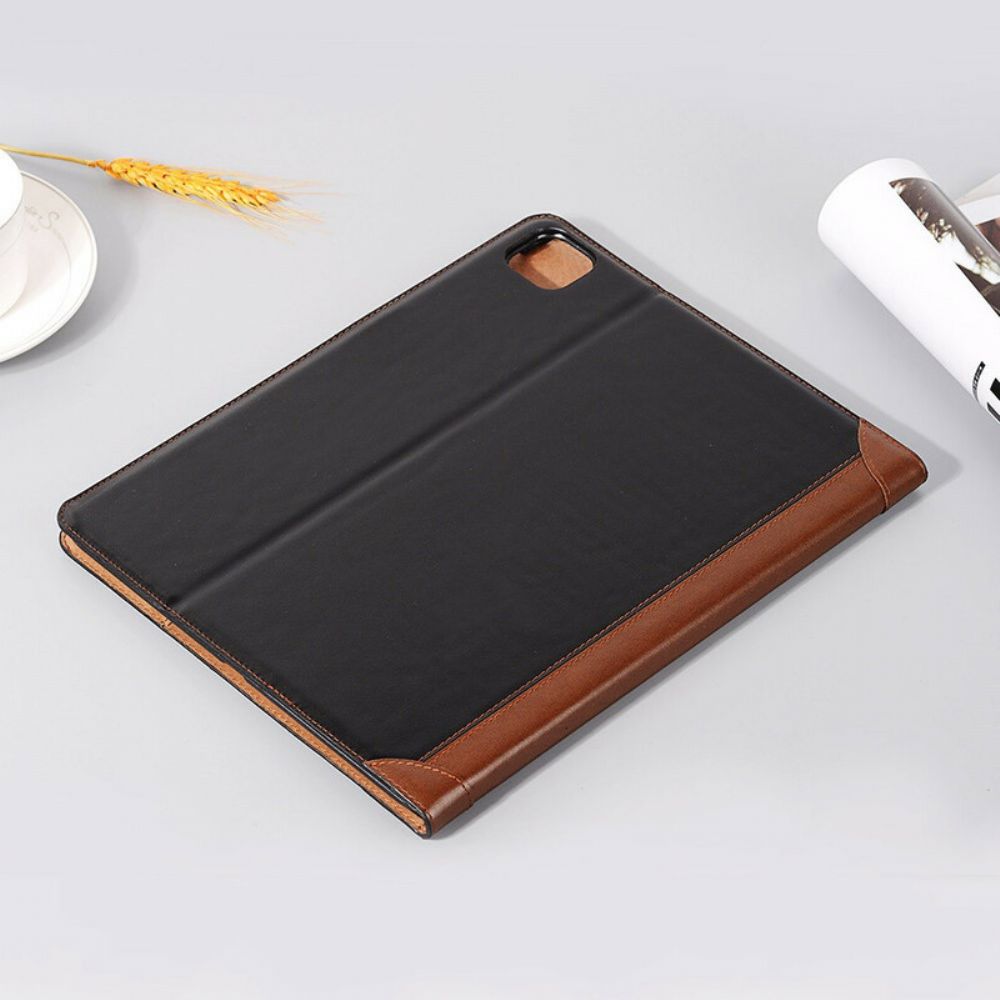 Case Für iPad Pro 12.9" (2024) (2024) (2018) Mattes Leder