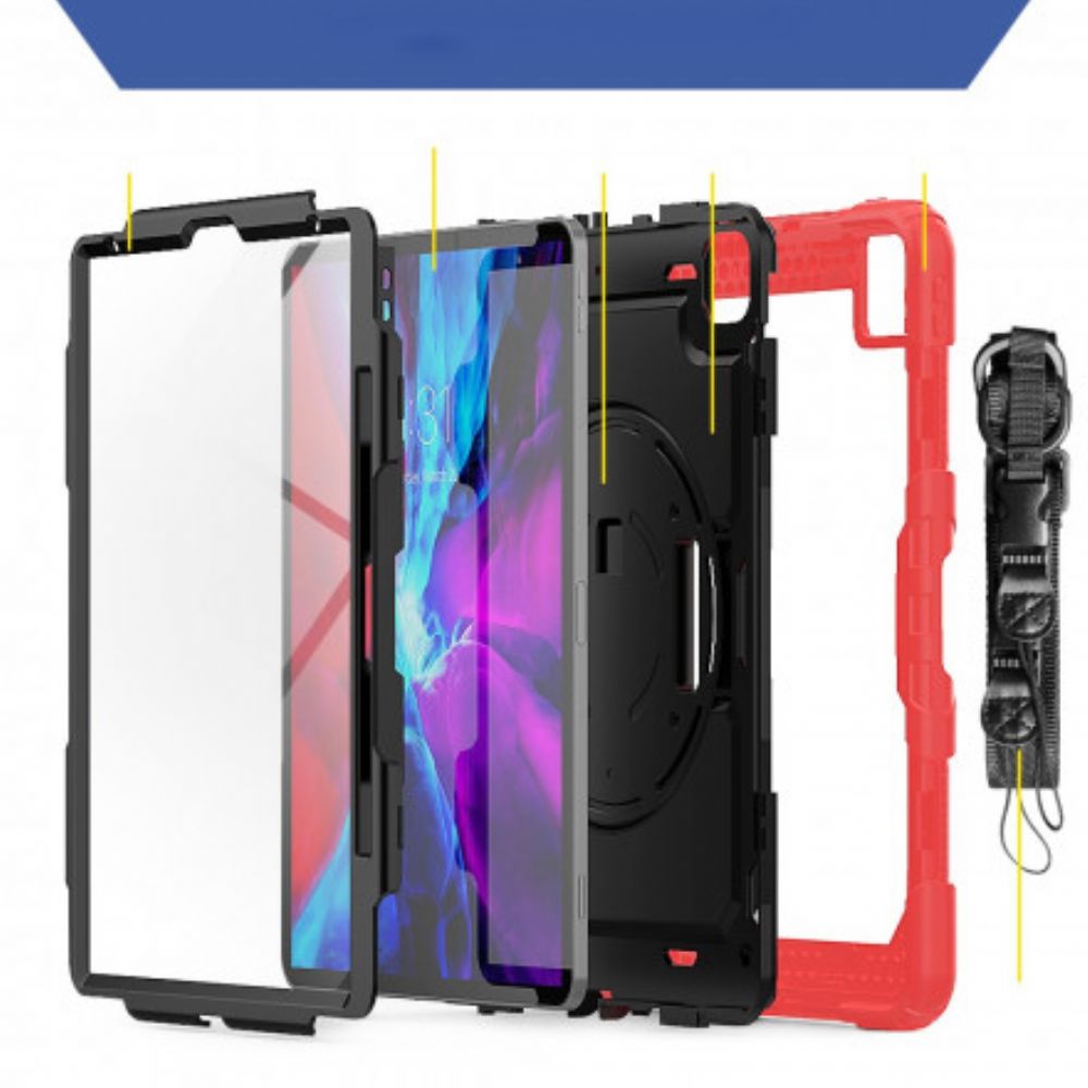 Handyhülle Für iPad Pro 12.9" (2024) (2024) (2018) Ultra Widerstandsfähig Multifunktional