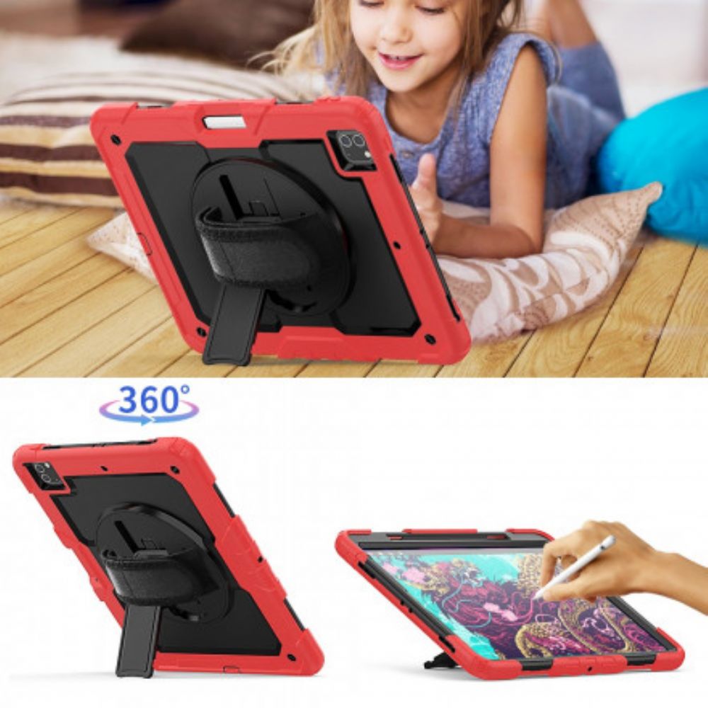 Handyhülle Für iPad Pro 12.9" (2024) (2024) (2018) Ultra Widerstandsfähig Multifunktional