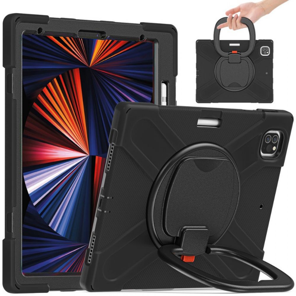 Hülle Für iPad Pro 12.9" (2024) (2024) (2018) Drehstützring Beständig
