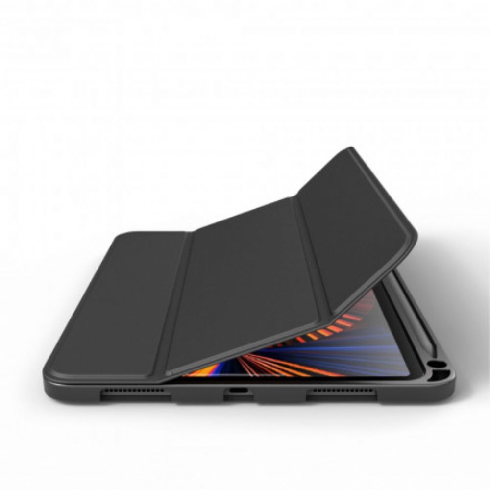 Schutzhülle Für iPad Pro 12.9" (2024) (2024) (2018) Kunstleder Litschi